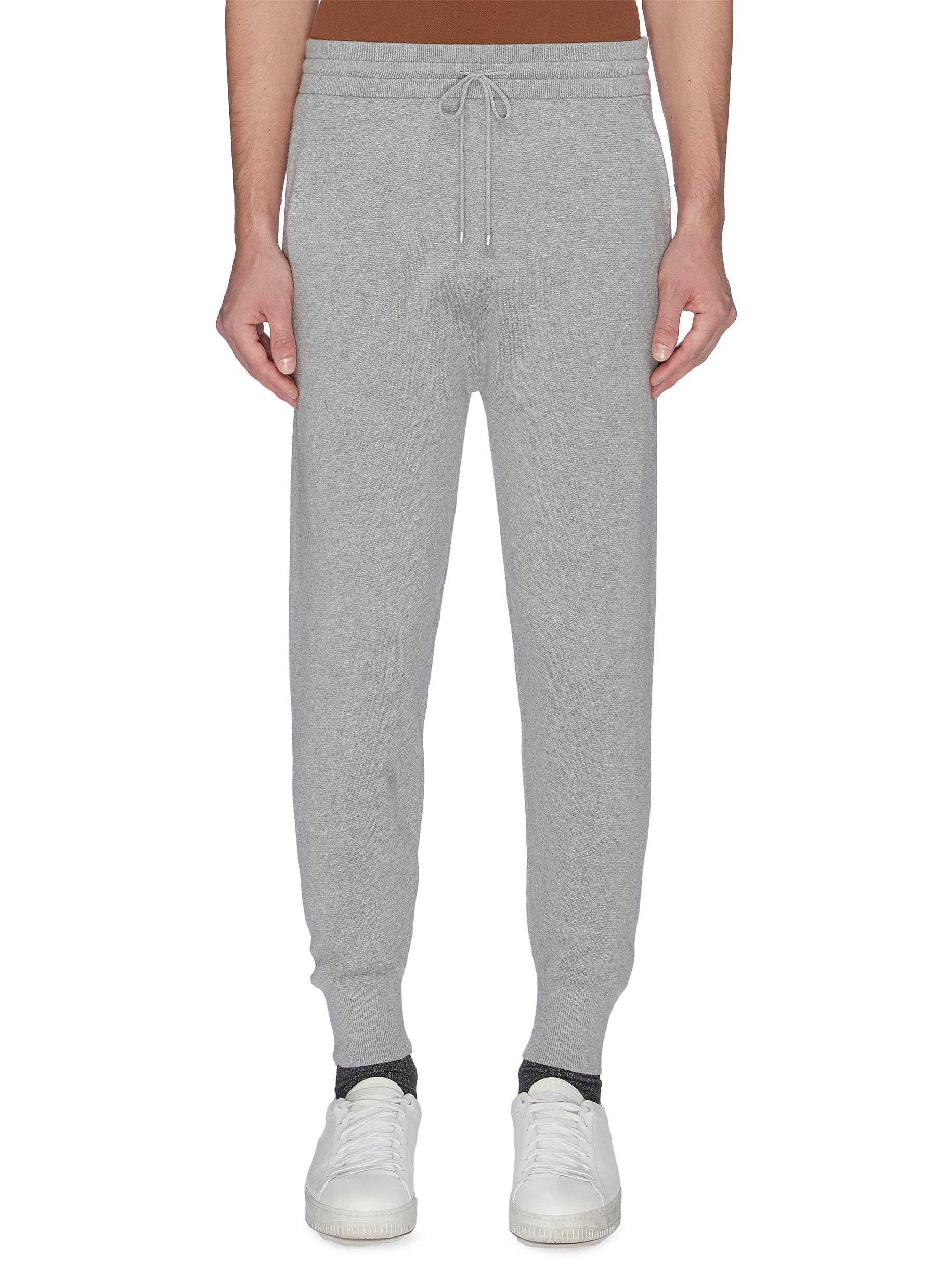 cashmere joggers