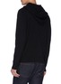 Back View - Click To Enlarge - EQUIL - Cashmere wool blend zip hoodie