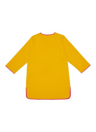 Figure View - Click To Enlarge - TANG' ROULOU - Colourblock knotted kids chinese traditional tunic