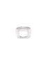 Main View - Click To Enlarge - TOM WOOD - 'Cushion Open' cutout silver signet ring – Size 60