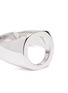 Detail View - Click To Enlarge - TOM WOOD - 'Oval Open' cutout silver signet ring – Size 56