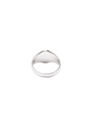 Detail View - Click To Enlarge - TOM WOOD - 'Mini Signet Oval' silver ring – Size 50