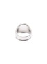 Detail View - Click To Enlarge - TOM WOOD - 'Oval Satin' silver signet ring – Size 56