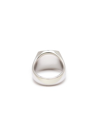 Detail View - Click To Enlarge - TOM WOOD - 'Cushion Polished' silver signet ring – Size 58