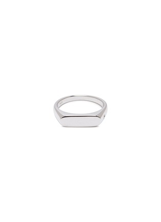 Main View - Click To Enlarge - TOM WOOD - 'Knut' silver ring – Size 52
