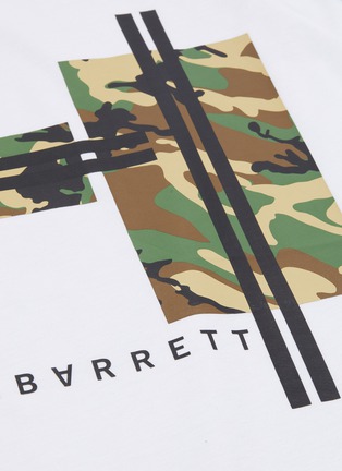  - BLACKBARRETT - Camo graphic logo print performance T-shirt