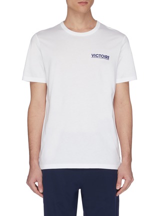 Main View - Click To Enlarge - REIGNING CHAMP - Victory Triomphe' graphic logo print T-shirt