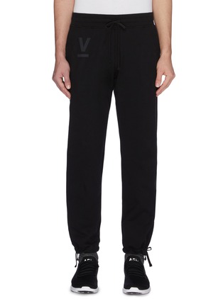 Main View - Click To Enlarge - REIGNING CHAMP - 'Victory' logo print sweatpants