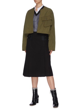 Figure View - Click To Enlarge - TOGA ARCHIVES - Wide Leg Culottes Shorts