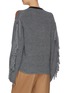 Back View - Click To Enlarge - TOGA ARCHIVES - Colourblock panelled slit sleeve sweater