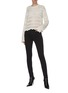 Figure View - Click To Enlarge - AMIRI - 'Love' crochet sweater