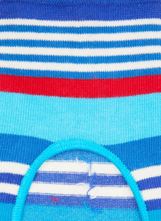 Detail View - Click To Enlarge - HAPPY SOCKS - Mix stripe liner socks