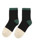 Main View - Click To Enlarge - HYSTERIA - 'Liza' contrast toe ankle socks