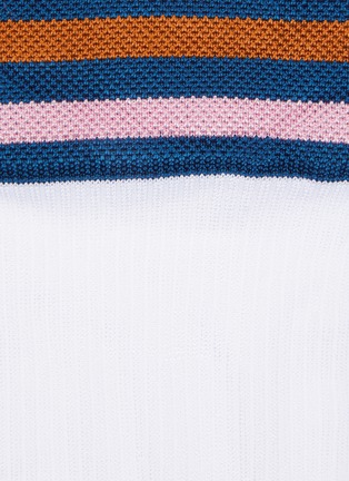 Detail View - Click To Enlarge - HYSTERIA - 'Lona' stripe contrast socks