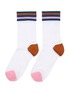 Main View - Click To Enlarge - HYSTERIA - 'Lona' stripe contrast socks