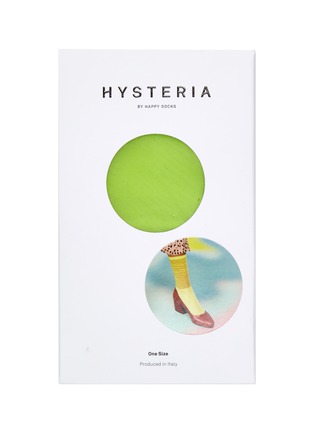 Main View - Click To Enlarge - HYSTERIA - 'Fran' contrast semi-sheer socks