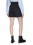 Back View - Click To Enlarge - 3.1 PHILLIP LIM - Belted pinstripe paperbag shorts