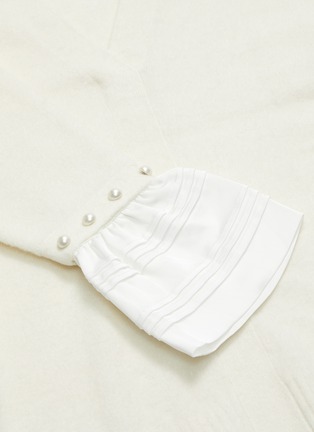  - 3.1 PHILLIP LIM - Faux pearl embellished ruffle cuff sweater