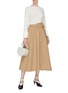 Figure View - Click To Enlarge - 3.1 PHILLIP LIM - Faux pearl embellished ruffle cuff sweater