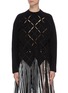 Main View - Click To Enlarge - PROENZA SCHOULER - Criss-cross cutout sweater