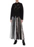 Figure View - Click To Enlarge - PROENZA SCHOULER - Criss-cross cutout sweater