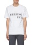 Main View - Click To Enlarge - REIGNING CHAMP - 'Weeping Eye' Slogan embroidered T-shirt