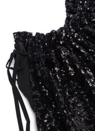 Detail View - Click To Enlarge - 16ARLINGTON - Sequin ruched mini dress
