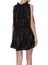 Back View - Click To Enlarge - 16ARLINGTON - Sequin ruched mini dress