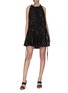 Figure View - Click To Enlarge - 16ARLINGTON - Sequin ruched mini dress