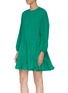 Front View - Click To Enlarge - RHODE RESORT - 'Ella' rope belted gathered dress