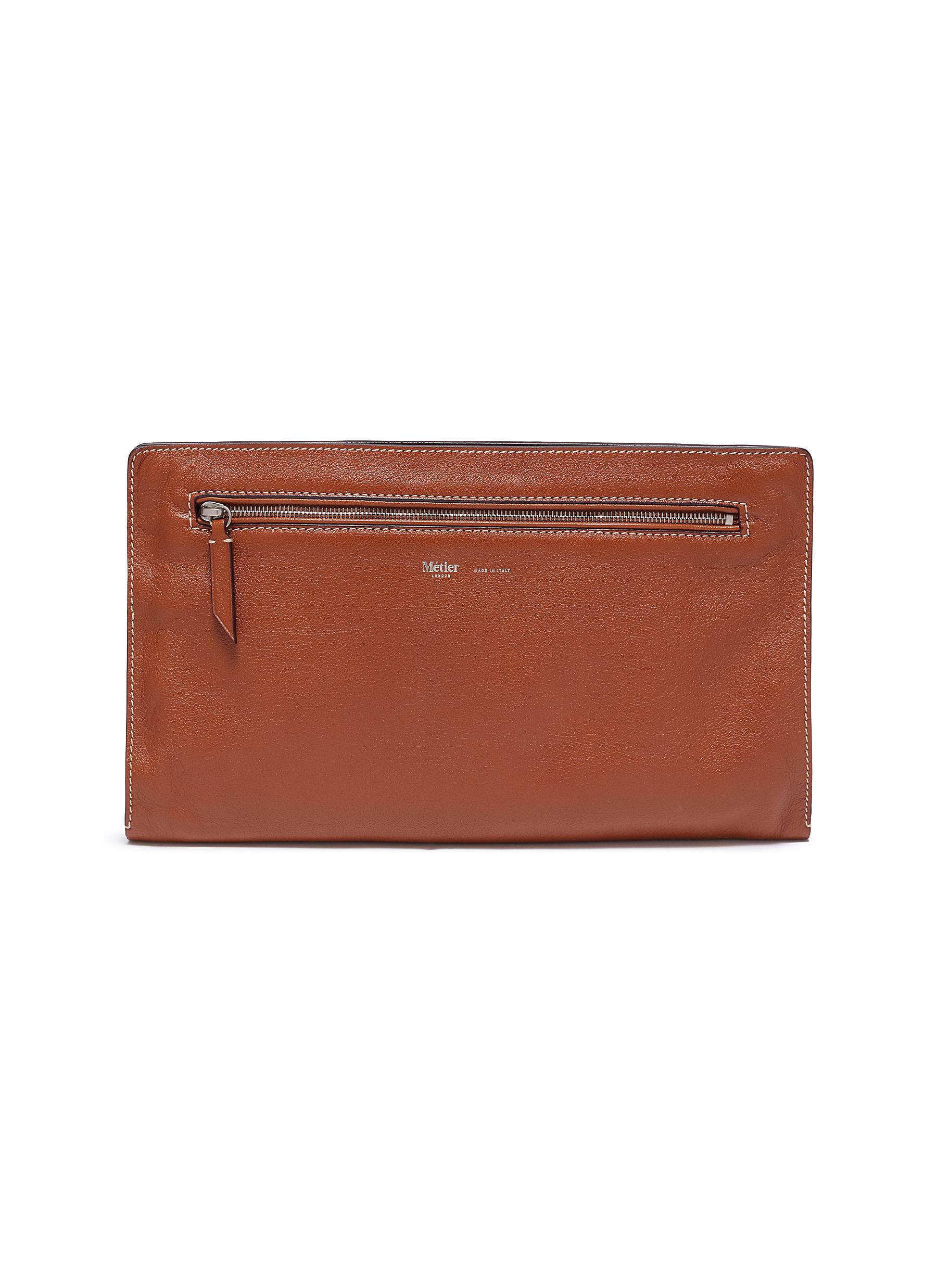 ’Runaway I’ buffalo leather envelope pouch