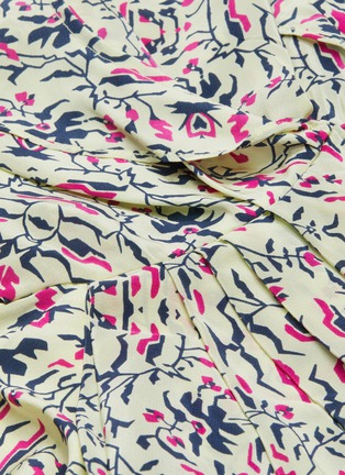 Detail View - Click To Enlarge - ISABEL MARANT - 'Bruna' Paisley Print Ruffle Mini Dress