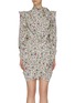 Main View - Click To Enlarge - ISABEL MARANT - 'Bruna' Paisley Print Ruffle Mini Dress