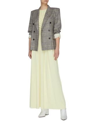 Figure View - Click To Enlarge - ISABEL MARANT - 'Guciene' Wrap Front Drape Dress