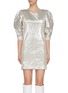 Main View - Click To Enlarge - ISABEL MARANT - 'Radela’ stripe puff sleeve dress