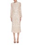 Main View - Click To Enlarge - NEEDLE & THREAD - 'Snowdrop' sequin embellished embroidered dress