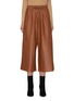 Main View - Click To Enlarge - YVES SALOMON - Lambskin leather wide leg pants