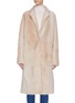 Main View - Click To Enlarge - YVES SALOMON - 'Lacon' lambskin leather fur coat