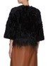 Back View - Click To Enlarge - YVES SALOMON - Feather fur jacket