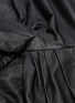 Detail View - Click To Enlarge - YVES SALOMON - Sleeveless lambskin leather twist dress