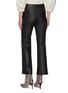 Back View - Click To Enlarge - YVES SALOMON - Flare lambskin leather pants