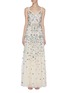 Main View - Click To Enlarge - NEEDLE & THREAD - 'Wildflower' sequin embroidered gown