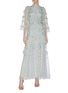 Figure View - Click To Enlarge - NEEDLE & THREAD - Lace patchwork gown