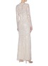 Back View - Click To Enlarge - NEEDLE & THREAD - 'Tempest' sequin embroidered gown
