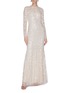 Figure View - Click To Enlarge - NEEDLE & THREAD - 'Tempest' sequin embroidered gown