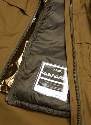  - YVES SALOMON ARMY - 'Bachette' colourblock nylon jacket