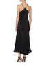 Back View - Click To Enlarge - GALVAN LONDON - 'Pirouette' pleated ruffle midi dress