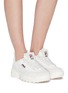 Figure View - Click To Enlarge - FILA - 'Disruptor II Lite' leather panelled sneakers
