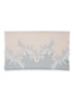 Detail View - Click To Enlarge - LANE'S - Floral lace panel wool-silk scarf