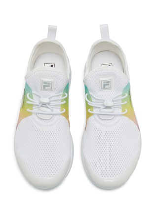 Figure View - Click To Enlarge - FILA - Rainbow panel perforated mesh kids sneakers
